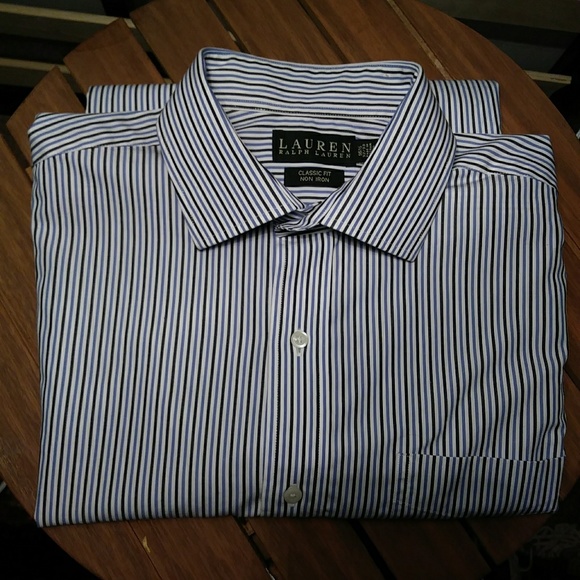 Ralph Laure Mens Shirt 100 % Cotton - Picture 1 of 4